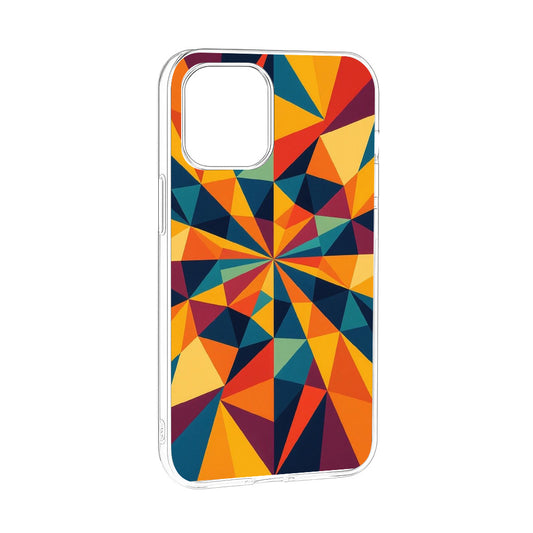 🔶 Geometrikus Háromszög Mintás Tok